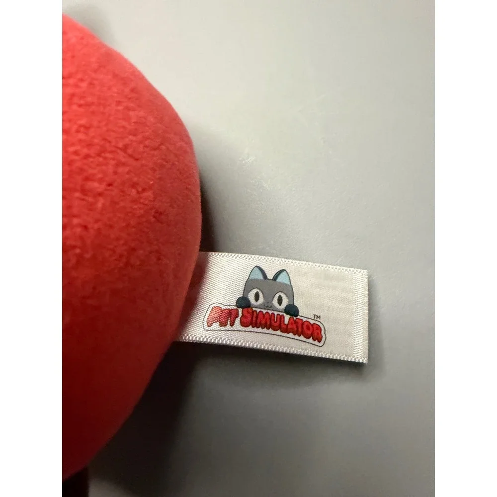 Pet Simulator Red Dragon Plush Toy Square Collectible Roblox Game Merch
